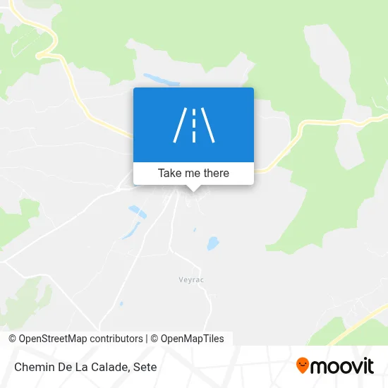 Chemin De La Calade map