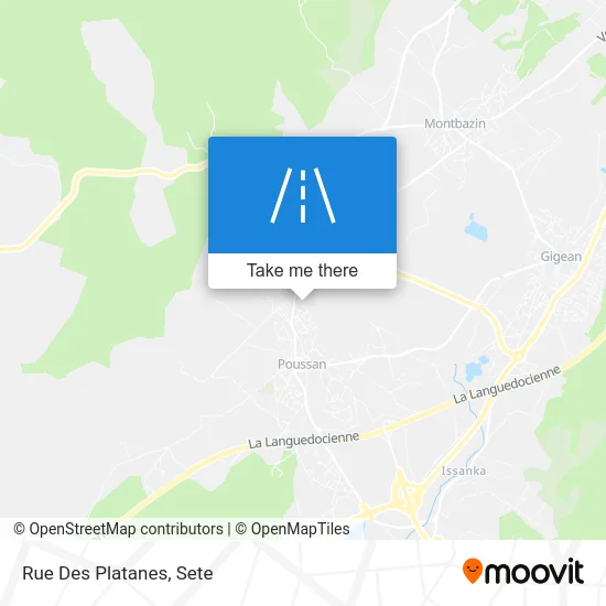 Rue Des Platanes map