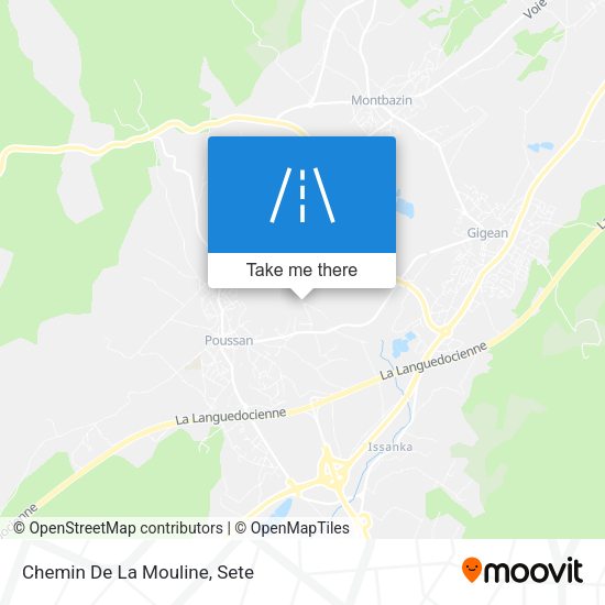 Chemin De La Mouline map