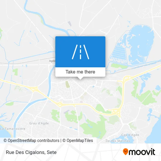 Mapa Rue Des Cigalons