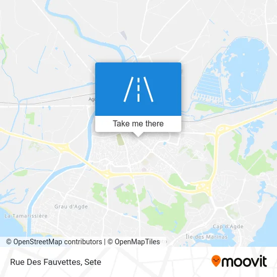 Mapa Rue Des Fauvettes