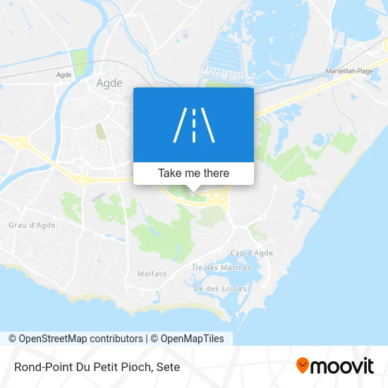 Rond-Point Du Petit Pioch map