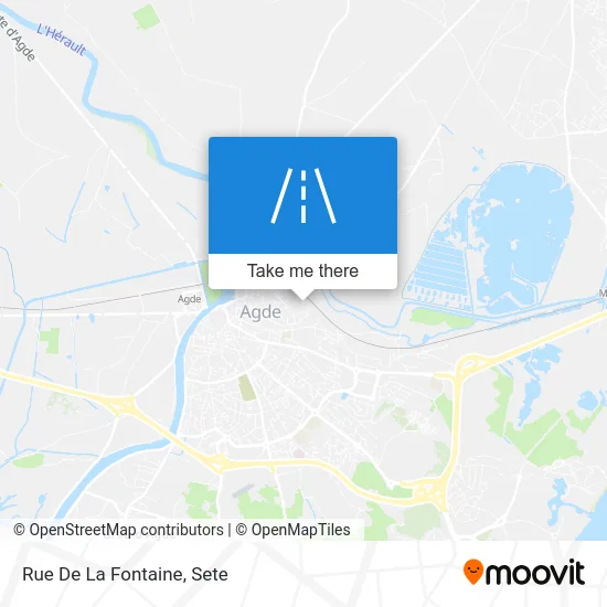 Rue De La Fontaine map