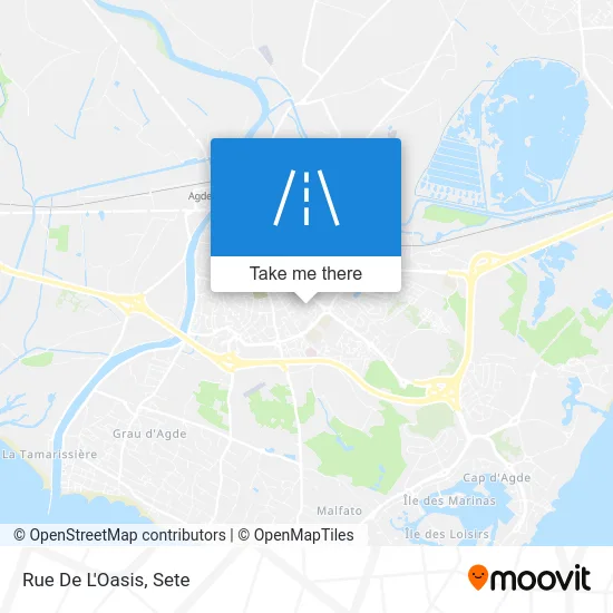 Mapa Rue De L'Oasis