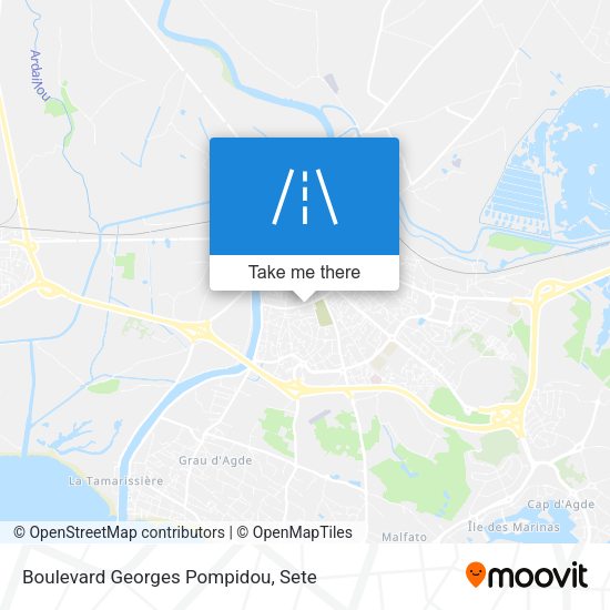 Boulevard Georges Pompidou map