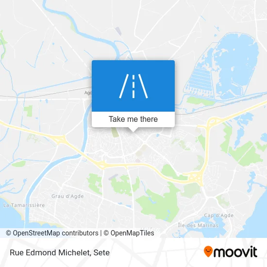 Mapa Rue Edmond Michelet