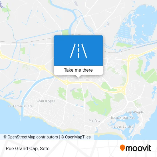 Mapa Rue Grand Cap