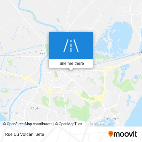 Rue Du Volcan map