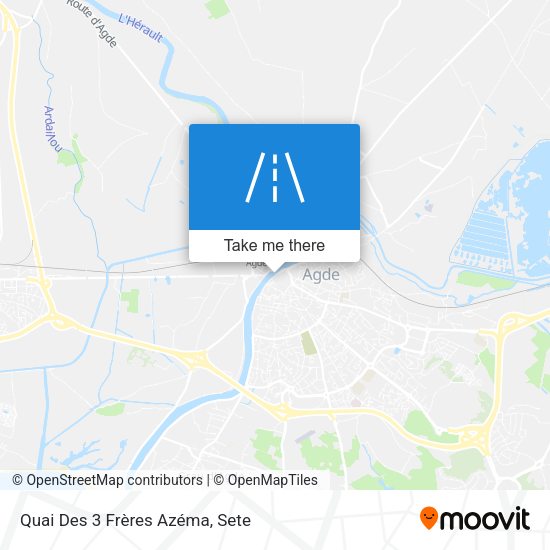 Quai Des 3 Frères Azéma map