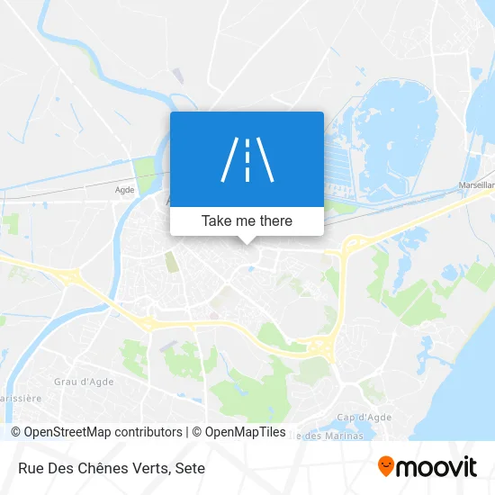 Mapa Rue Des Chênes Verts