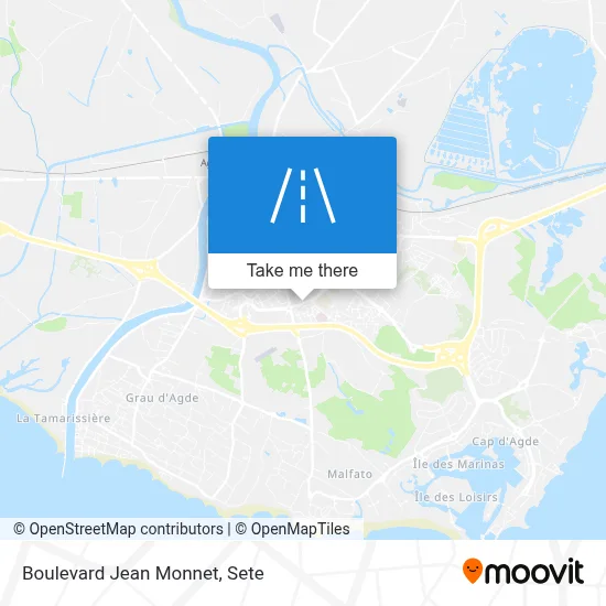 Boulevard Jean Monnet map