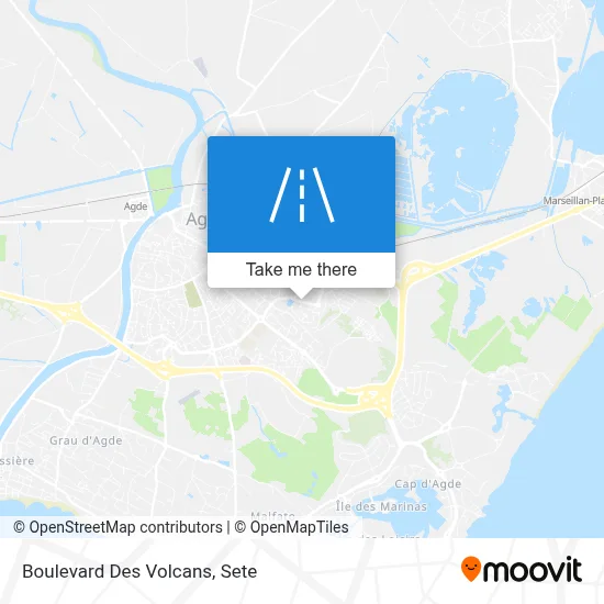 Boulevard Des Volcans map