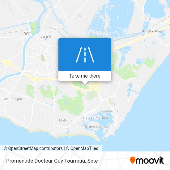 Promenade Docteur Guy Tourreau map