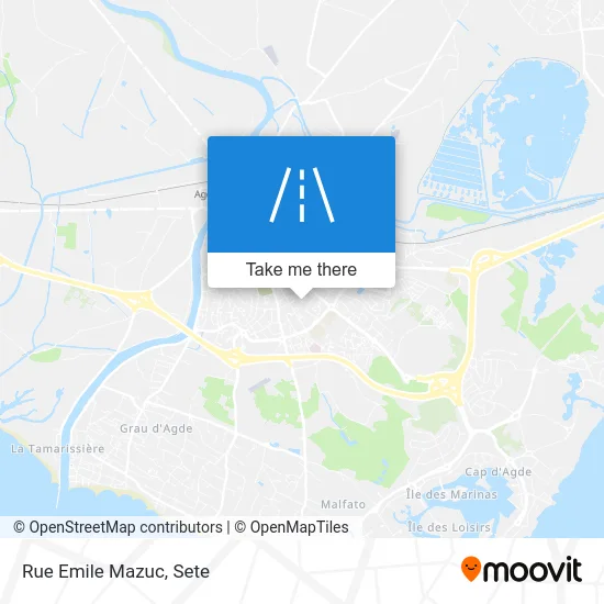 Mapa Rue Emile Mazuc