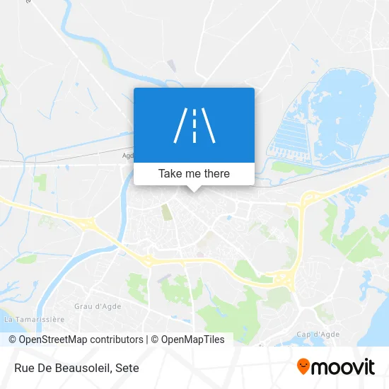 Mapa Rue De Beausoleil