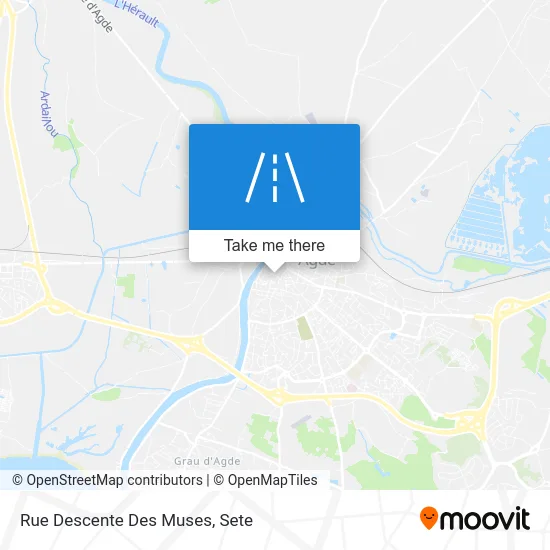 Rue Descente Des Muses map