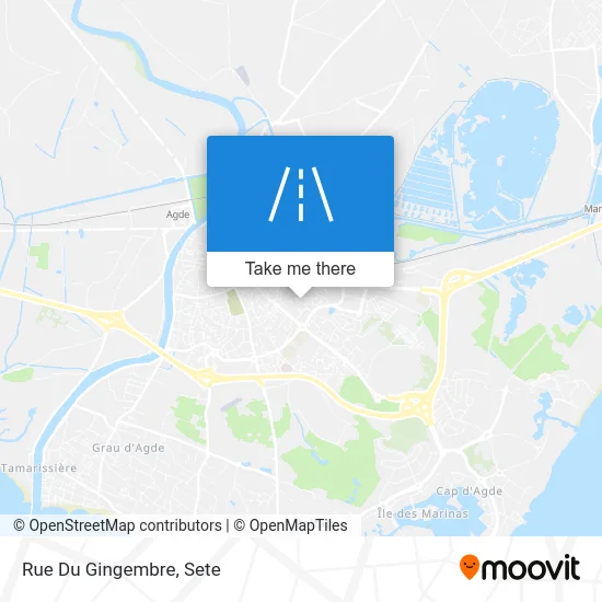 Mapa Rue Du Gingembre