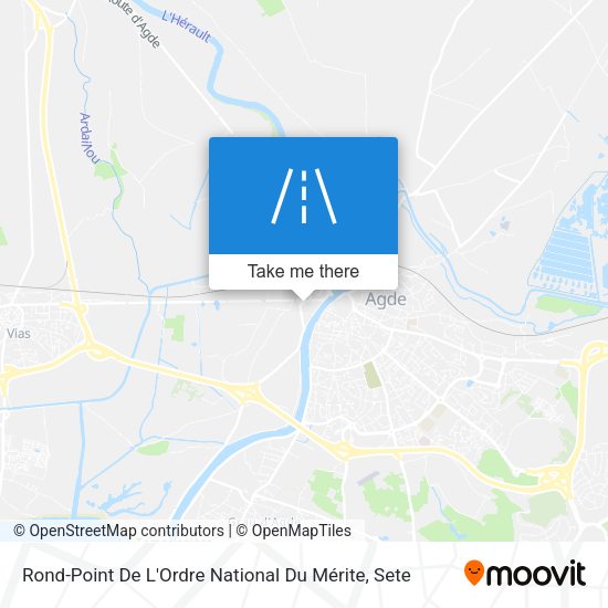 Rond-Point De L'Ordre National Du Mérite map