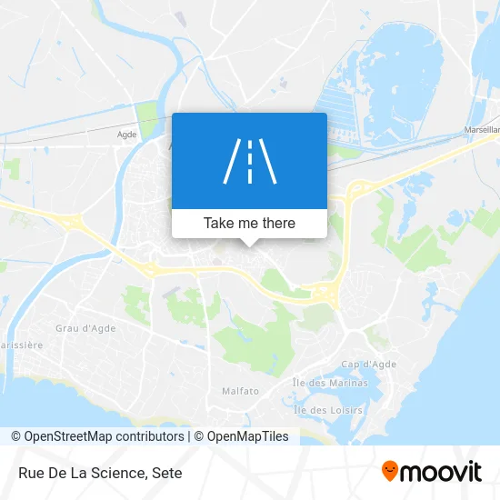 Mapa Rue De La Science