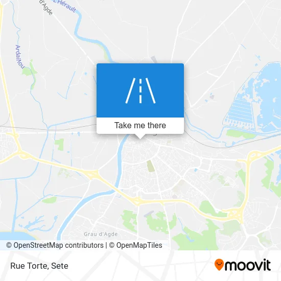 Mapa Rue Torte