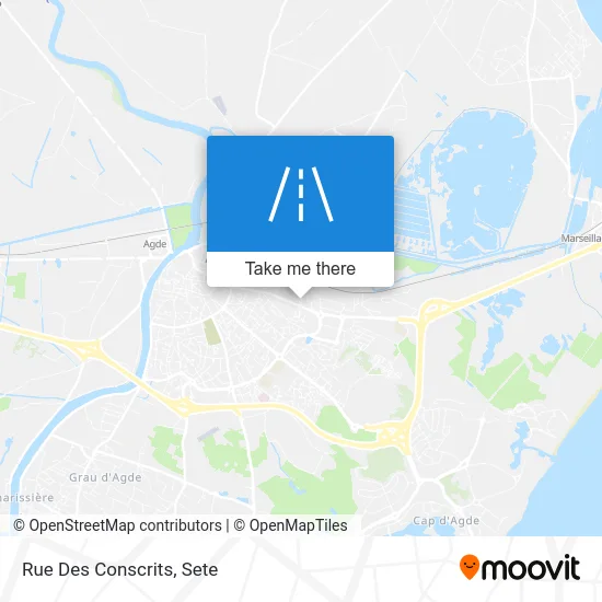 Mapa Rue Des Conscrits