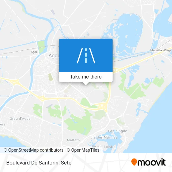 Boulevard De Santorin map