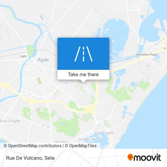 Rue De Vulcano map