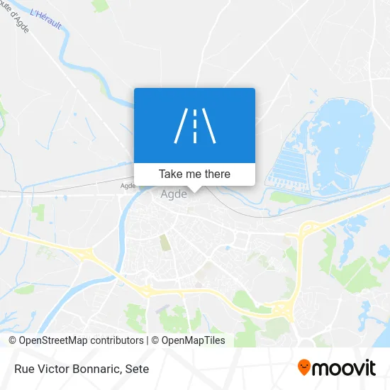 Mapa Rue Victor Bonnaric