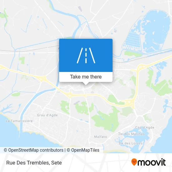 Mapa Rue Des Trembles