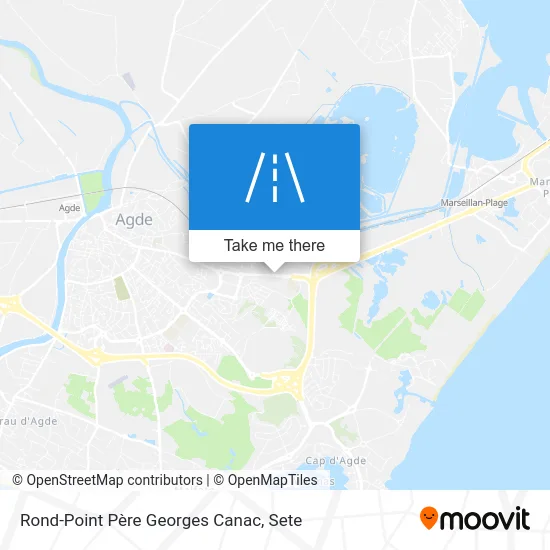 Rond-Point Père Georges Canac map