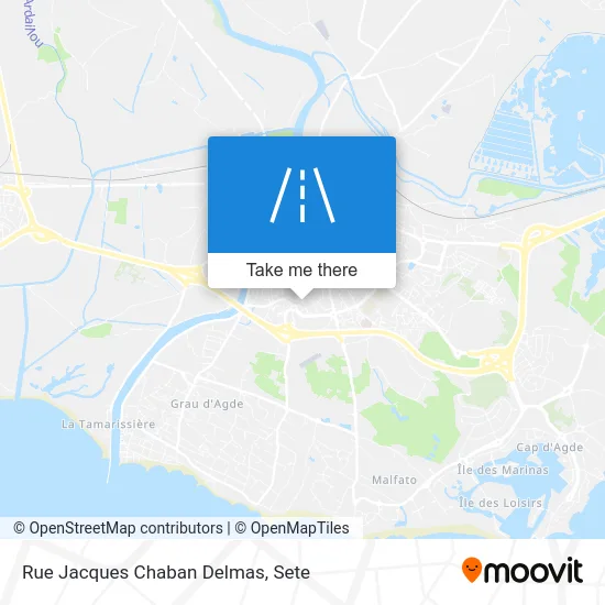 Rue Jacques Chaban Delmas map