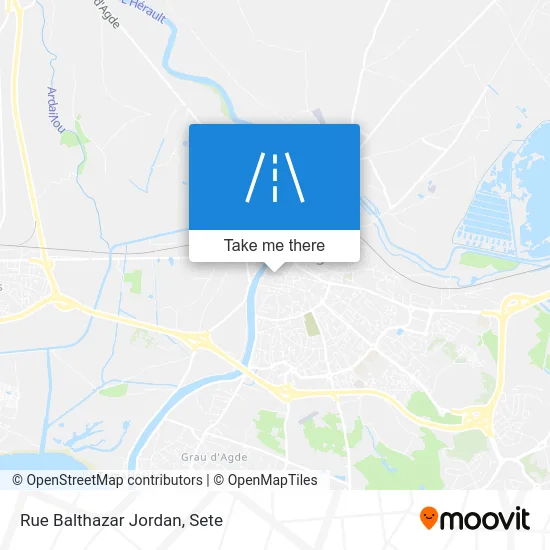 Rue Balthazar Jordan map
