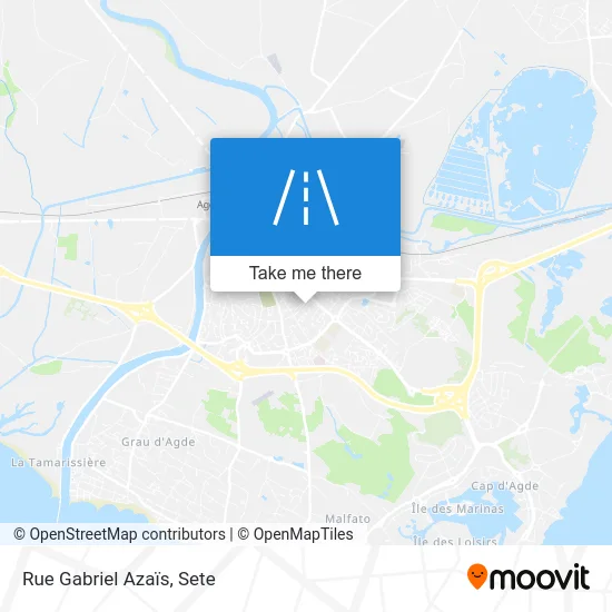 Mapa Rue Gabriel Azaïs