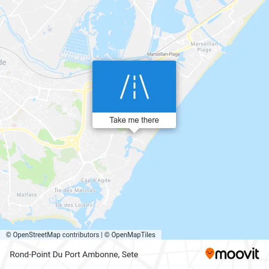 Mapa Rond-Point Du Port Ambonne