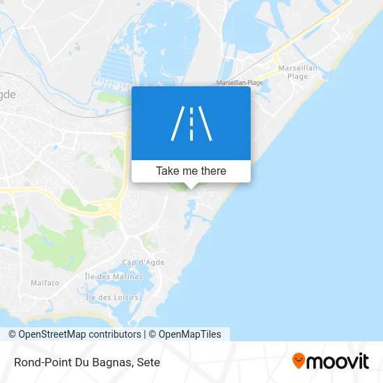 Mapa Rond-Point Du Bagnas