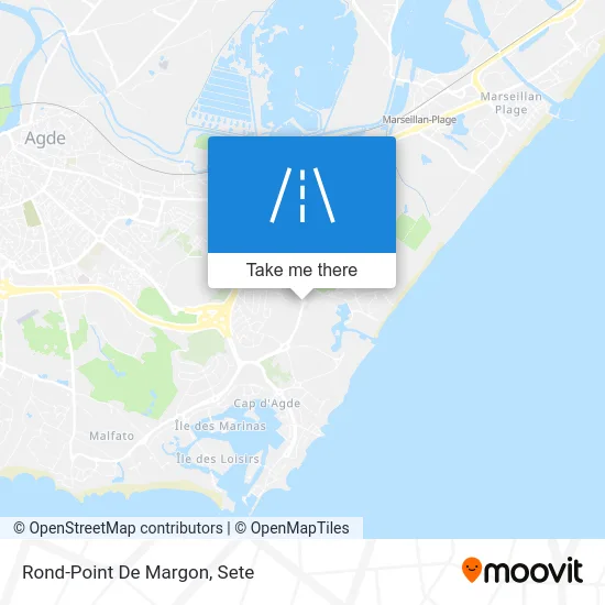 Mapa Rond-Point De Margon