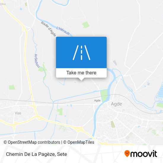 Chemin De La Pagèze map