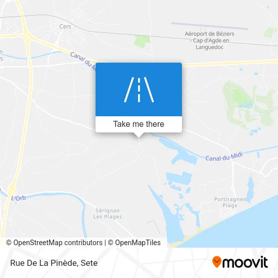 Rue De La Pinède map