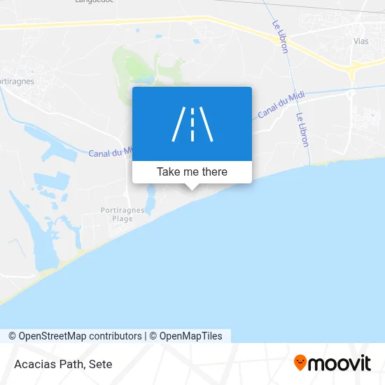 Chemin Des Acacias map