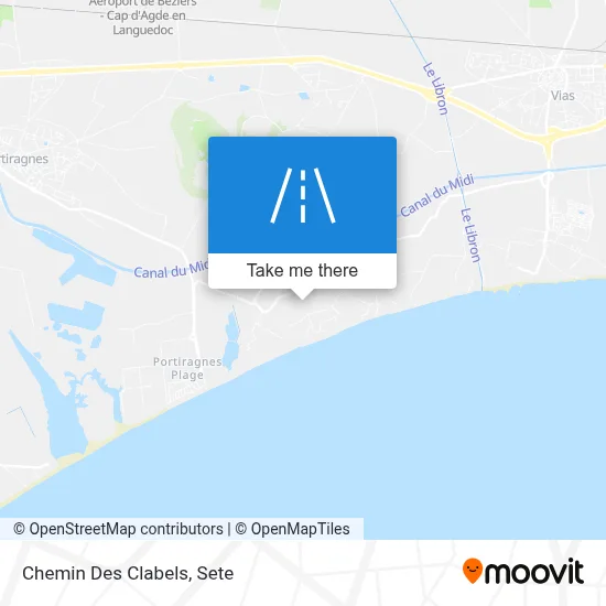 Chemin Des Clabels map