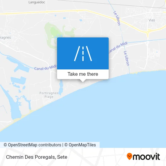 Chemin Des Poregals map