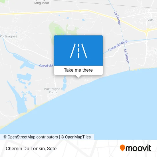 Chemin Du Tonkin map