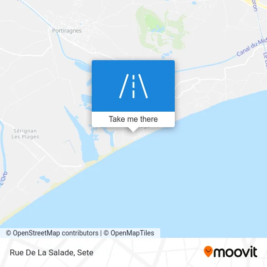 Mapa Rue De La Salade