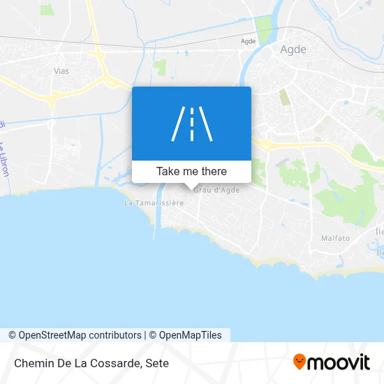 Chemin De La Cossarde map