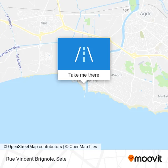 Mapa Rue Vincent Brignole