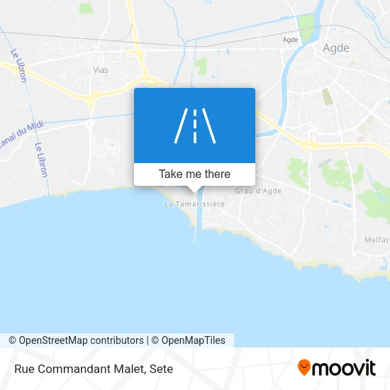 Rue Commandant Malet map