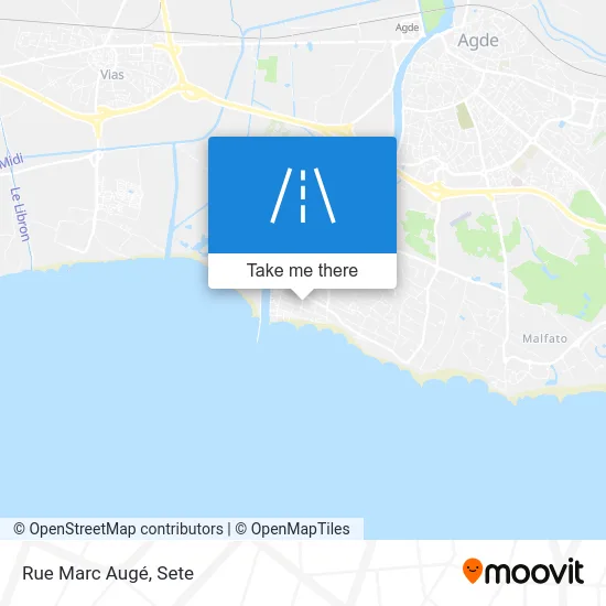 Rue Marc Augé map