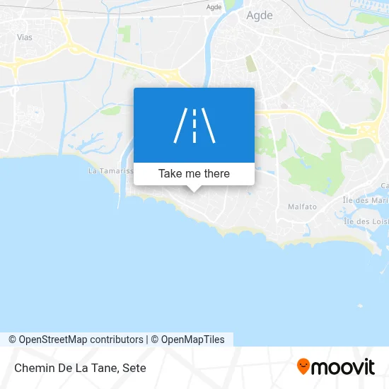 Chemin De La Tane map