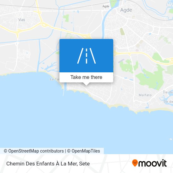 Chemin Des Enfants À La Mer map