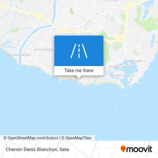 Chemin Denis Blanchon map